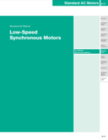 ORIENTAL LOW-SPEED SYCHRONOUS MOTORS - KC TPS